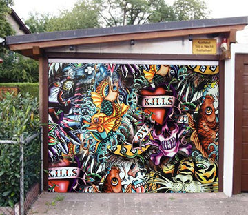 3D Dense Pattern 330 Garage Door Mural Wallpaper AJ Wallpaper 