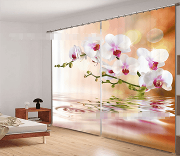 3D Water Flowers 2176 Curtains Drapes Wallpaper AJ Wallpaper 
