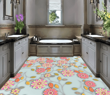 3D Little Flowers 173 Floor Mural Wallpaper AJ Wallpaper 2 