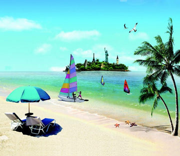 Sunny Beach Wallpaper AJ Wallpaper 