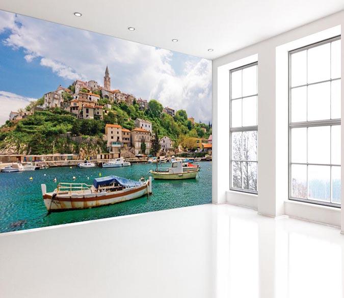 3D Village Boat 650 Wallpaper AJ Wallpaper 