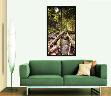 3D Curved Tree 051 Fake Framed Print Painting Wallpaper AJ Creativity Home 