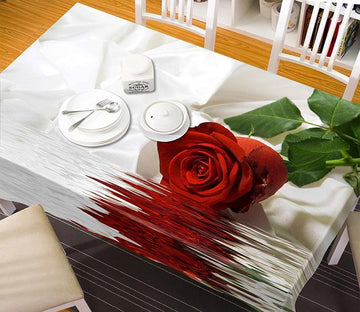 3D Silk And Rose 215 Tablecloths Wallpaper AJ Wallpaper 