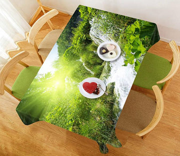 3D River Scenery 33 Tablecloths Wallpaper AJ Wallpaper 