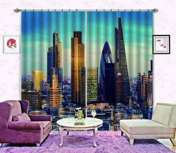 3D Bustling London 543 Curtains Drapes Wallpaper AJ Wallpaper 