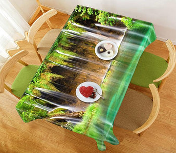 3D Lake Streams 850 Tablecloths Wallpaper AJ Wallpaper 