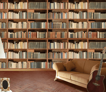 Large Bookcase Wallpaper AJ Wallpaper 