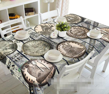 3D Ancient Coins 910 Tablecloths Wallpaper AJ Wallpaper 