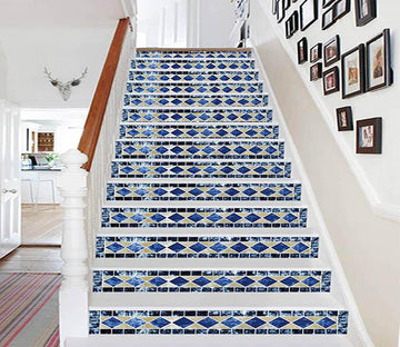 3D Mottled Box Pattern 1675 Stair Risers Wallpaper AJ Wallpaper 