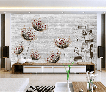 Dandelions And Street Wallpaper AJ Wallpaper 