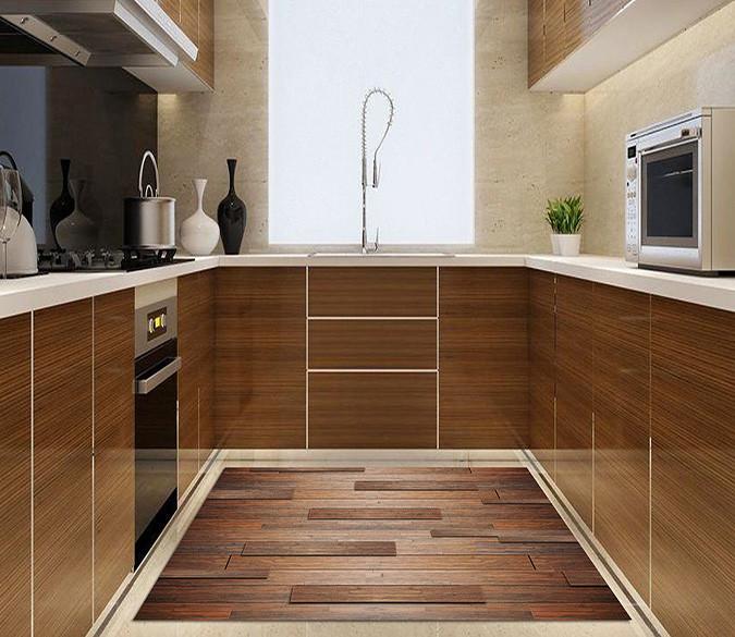 3D Vintage Wood Boards 679 Kitchen Mat Floor Mural Wallpaper AJ Wallpaper 