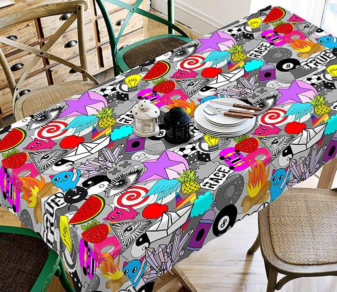 3D Lovely Cartoon Pattern 170 Tablecloths Wallpaper AJ Wallpaper 