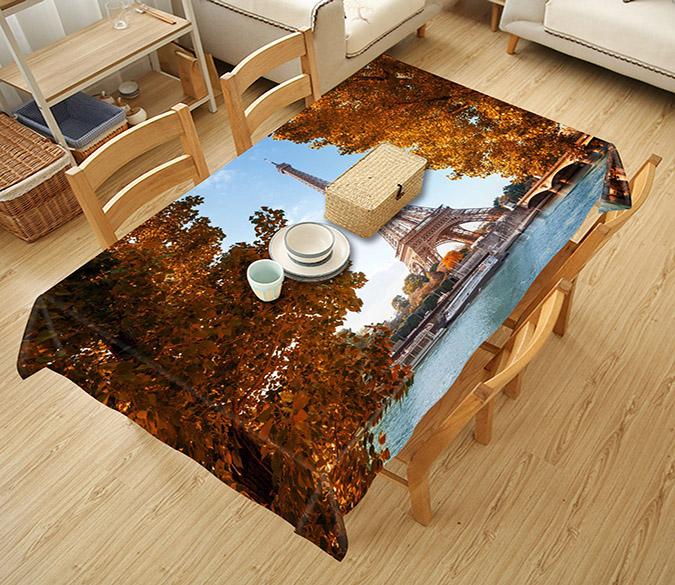 3D Eiffel Tower 772 Tablecloths Wallpaper AJ Wallpaper 