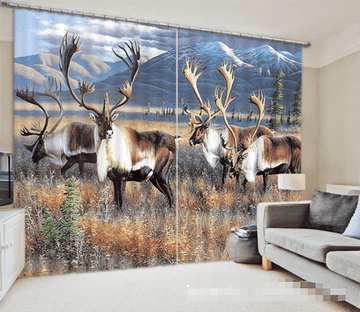 3D Wilderness Animals 1261 Curtains Drapes Wallpaper AJ Wallpaper 