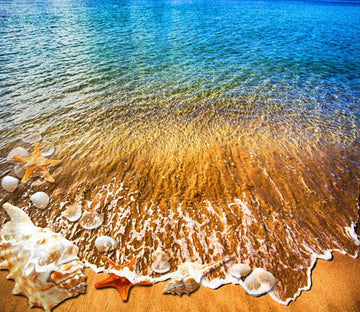 3D Enchanting Beach Floor Mural Wallpaper AJ Wallpaper 2 