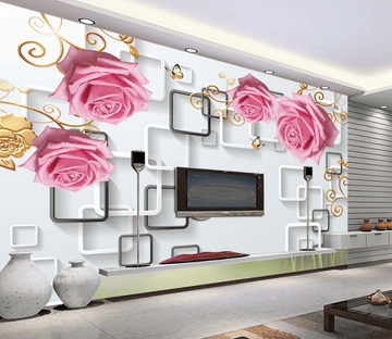 Roses And Butterflies Wallpaper AJ Wallpaper 