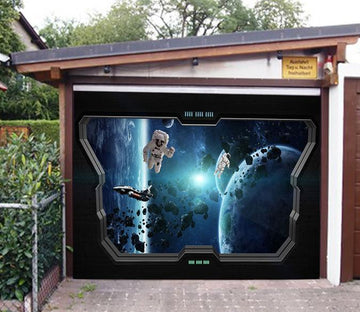 3D Astronauts Space Travel 372 Garage Door Mural Wallpaper AJ Wallpaper 