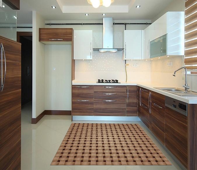 3D Weaving Grids 684 Kitchen Mat Floor Mural Wallpaper AJ Wallpaper 