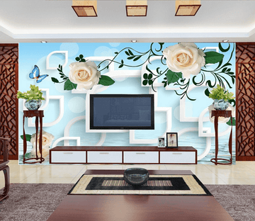 Fresh Blossoms And Patterns Wallpaper AJ Wallpaper 