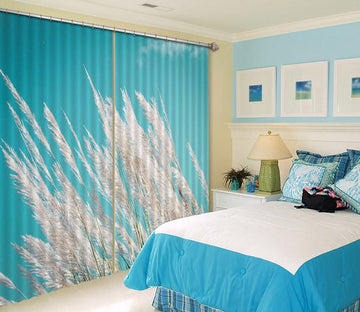 3D Weeds Flowers 482 Curtains Drapes Wallpaper AJ Wallpaper 