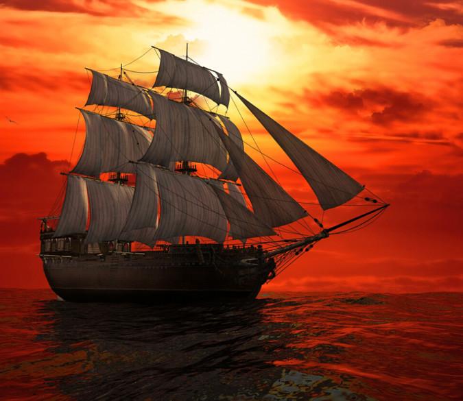 Schooner Wallpaper AJ Wallpaper 