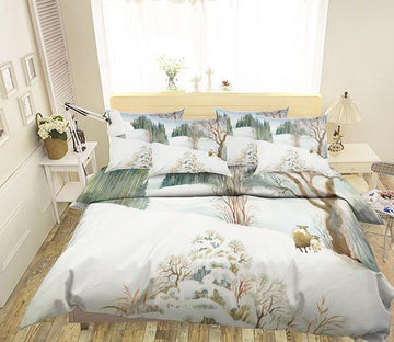 3D Snow Field Scenery 67 Bed Pillowcases Quilt Wallpaper AJ Wallpaper 