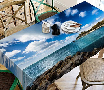 3D Vast Blue Sea 442 Tablecloths Wallpaper AJ Wallpaper 