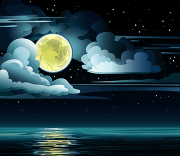 Full Moon Night Wallpaper AJ Wallpaper 