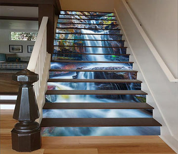 3D Creek Rock Formation 1594 Stair Risers Wallpaper AJ Wallpaper 