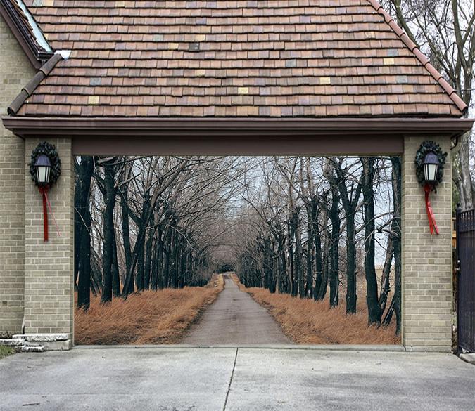 3D Roadside Weeds Trees 163 Garage Door Mural Wallpaper AJ Wallpaper 