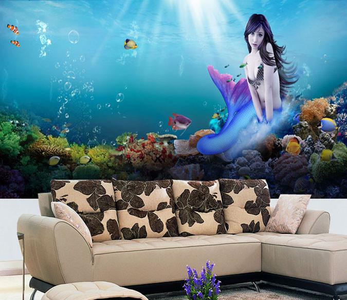 Mermaid Wallpaper AJ Wallpaper 