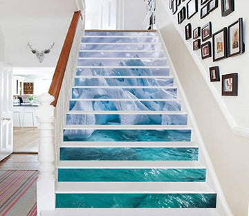 3D Sea Melting Iceberg 799 Stair Risers Wallpaper AJ Wallpaper 