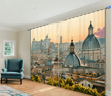 3D Ancient City 2158 Curtains Drapes Wallpaper AJ Wallpaper 