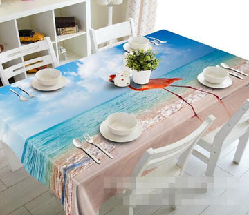 3D Beach Bird 1147 Tablecloths Wallpaper AJ Wallpaper 