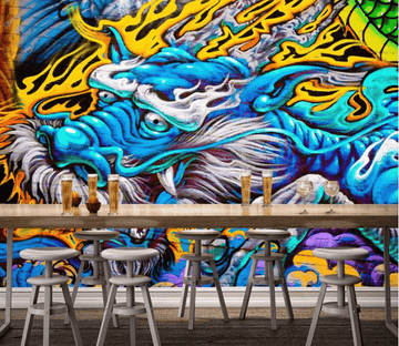 Colorful Dragon Wallpaper AJ Wallpaper 