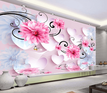Romantic Pink Blossoms Wallpaper AJ Wallpaper 