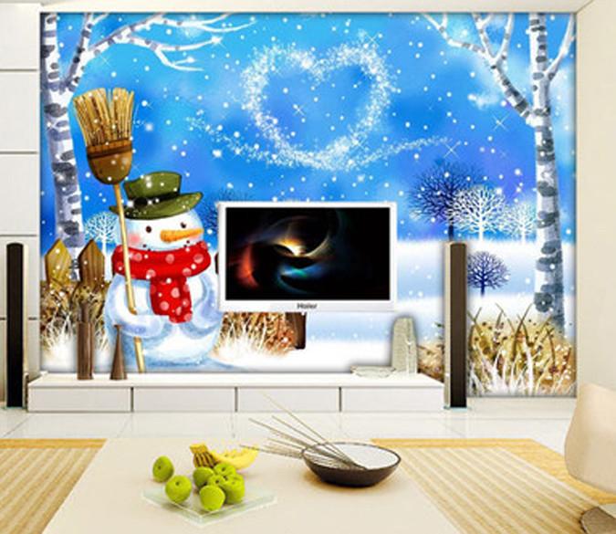 Lovely Snowman Wallpaper AJ Wallpaper 