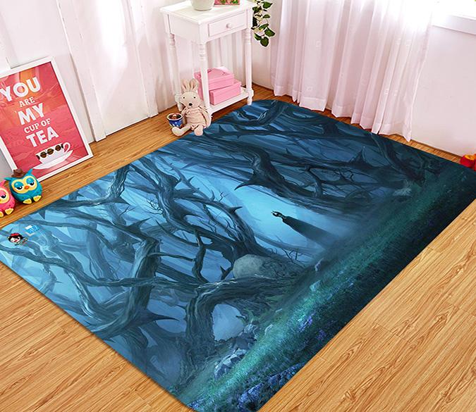 3D Mysterious Witch 13 Non Slip Rug Mat Mat AJ Creativity Home 