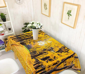 3D Orange Trees Fallen Leaves 571 Tablecloths Wallpaper AJ Wallpaper 
