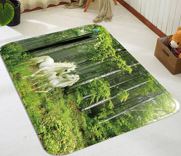 3D Forest Unicorns 61 Non Slip Rug Mat Mat AJ Creativity Home 