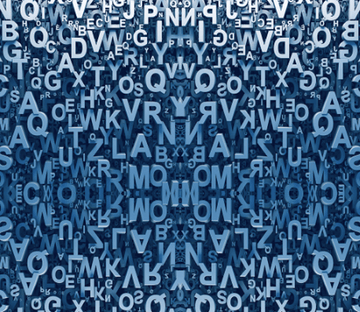 3D Letters Floor Mural Wallpaper AJ Wallpaper 2 