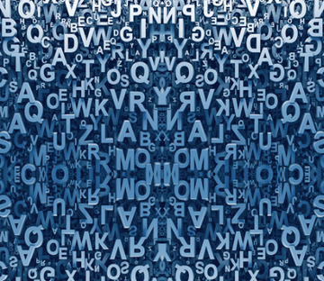 3D Letters Floor Mural Wallpaper AJ Wallpaper 2 