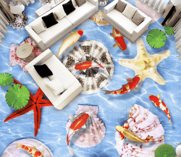 3D Colorful Lake Floor Mural Wallpaper AJ Wallpaper 2 