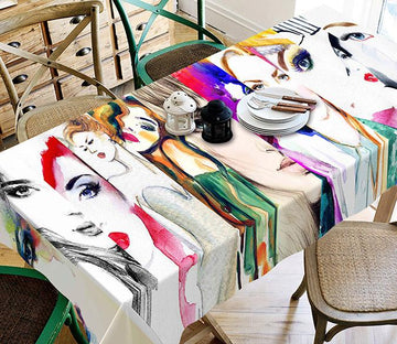 3D Graffiti Women 81 Tablecloths Wallpaper AJ Wallpaper 