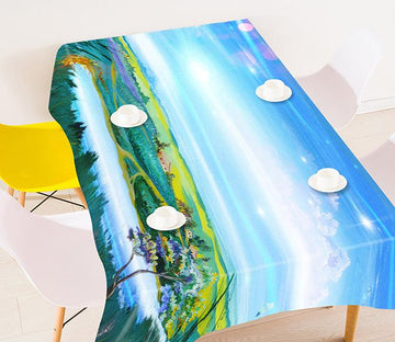 3D Lake Painting 837 Tablecloths Wallpaper AJ Wallpaper 
