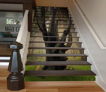 3D Forest Grand Tree 1608 Stair Risers Wallpaper AJ Wallpaper 