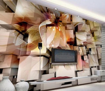 Flowers Bloom Space Wallpaper AJ Wallpaper 