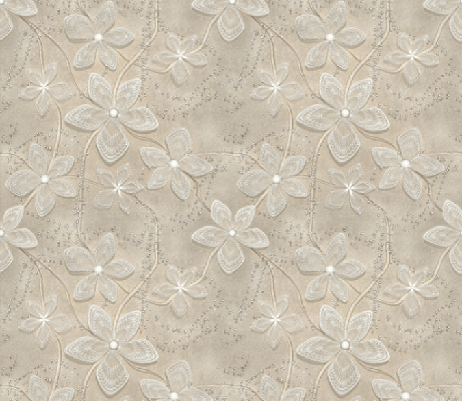 3D Lace Flower Floor Mural Wallpaper AJ Wallpaper 2 