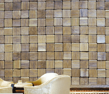 Wooden Squares Wallpaper AJ Wallpaper 