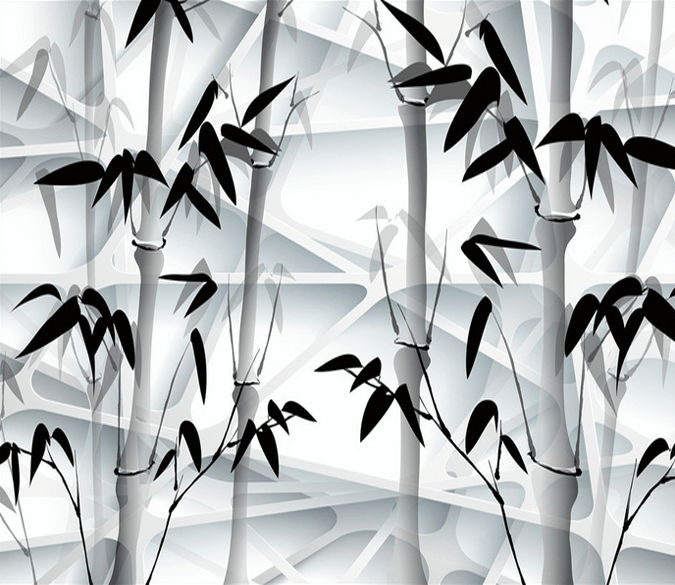 Bamboos And Lines Wallpaper AJ Wallpaper 